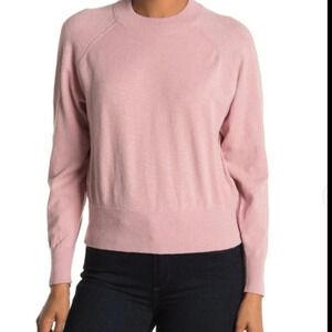New Madewell Pink Raglan Sleeve Sweatshirt S